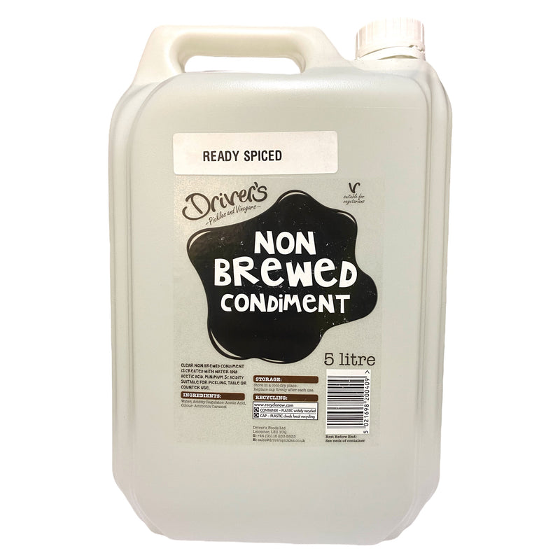 Drivers Clear Non Brewed Vinegar Ready Spiced Condiment 5L