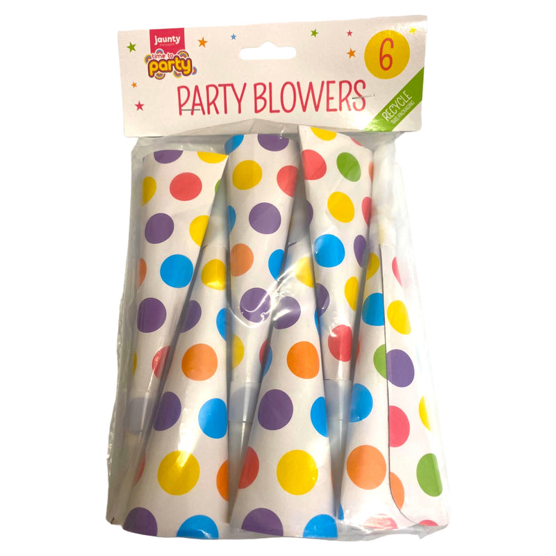 Jaunty Party Blowers x 6