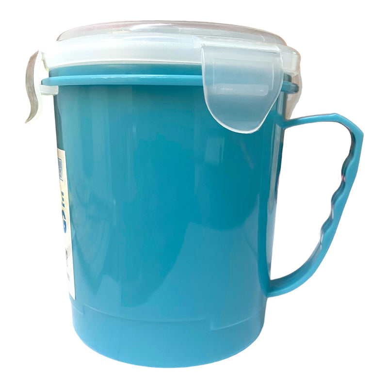 Microwavable Soup Mug BLUE 700ml