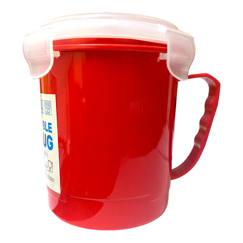 Microwavable Soup Mug RED 700ml
