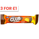 McVities Club Layers Orange Bar 39g