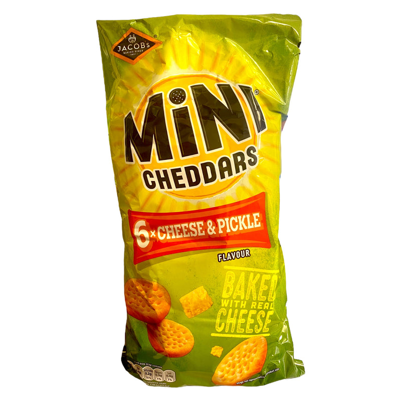 Jacob’s Mini Cheddars Cheese & Pickle 6pk