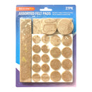 SecureFix Assorted Felt Pads 27pk