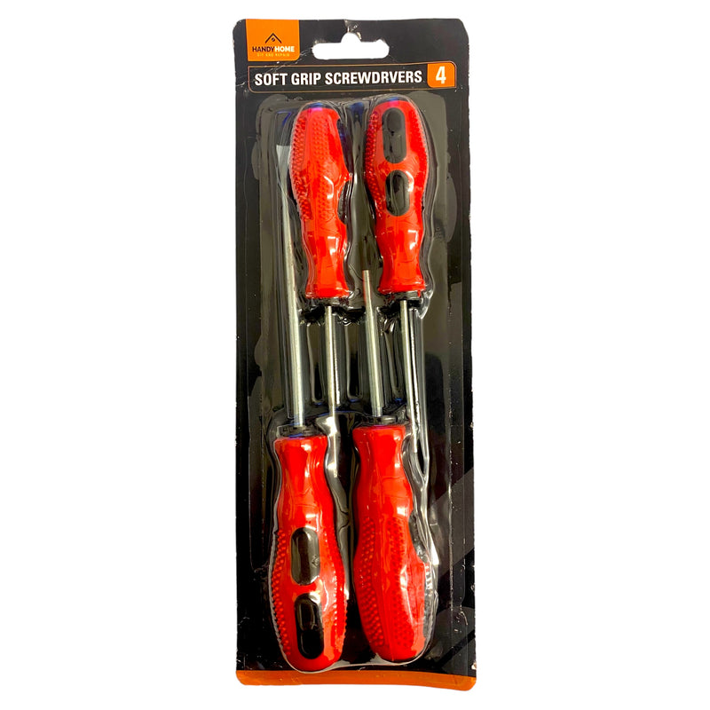 HandyHome Soft Grip Screwdrivers 4pk