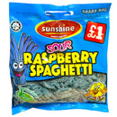Sunshine Sour Raspberry Spaghetti 120g
