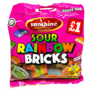 Sunshine Sour Rainbow Bricks 120g