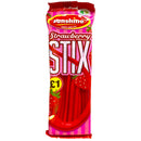 Sunshine Strawberry Stix Long Bag Sweets 160g
