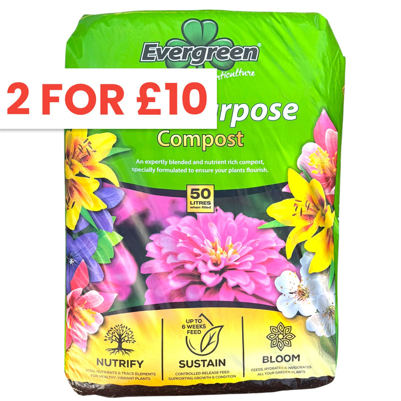 Evergreen Multi Purpose Compost 50L