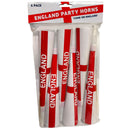 England Party Horns 6pk