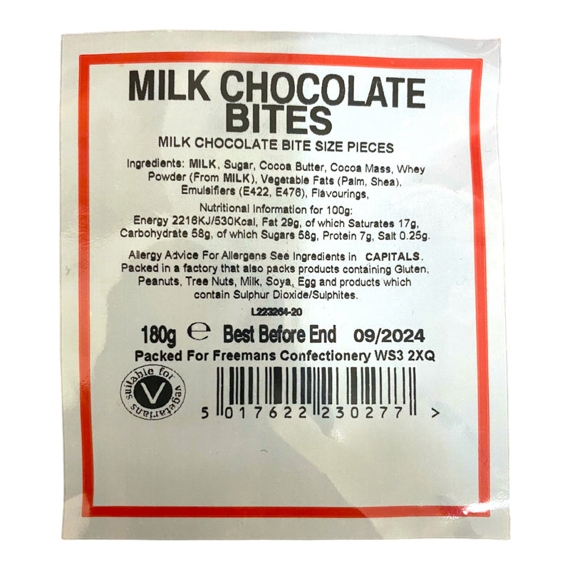 Milk Chocolate Bites 180g