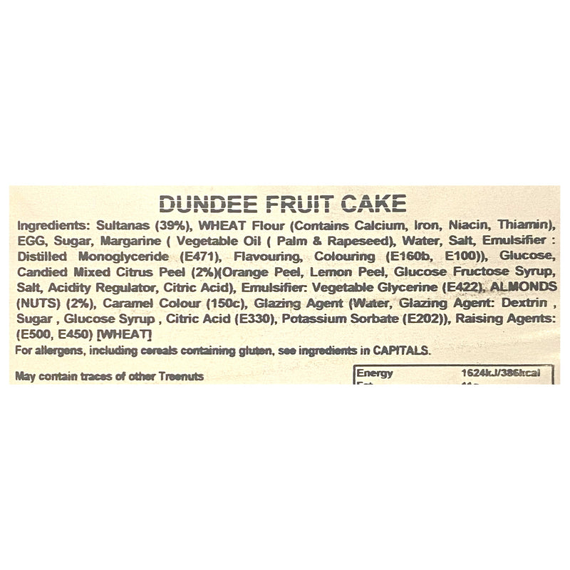 Crossroads Cottage Dundee Fruit Cake 300g