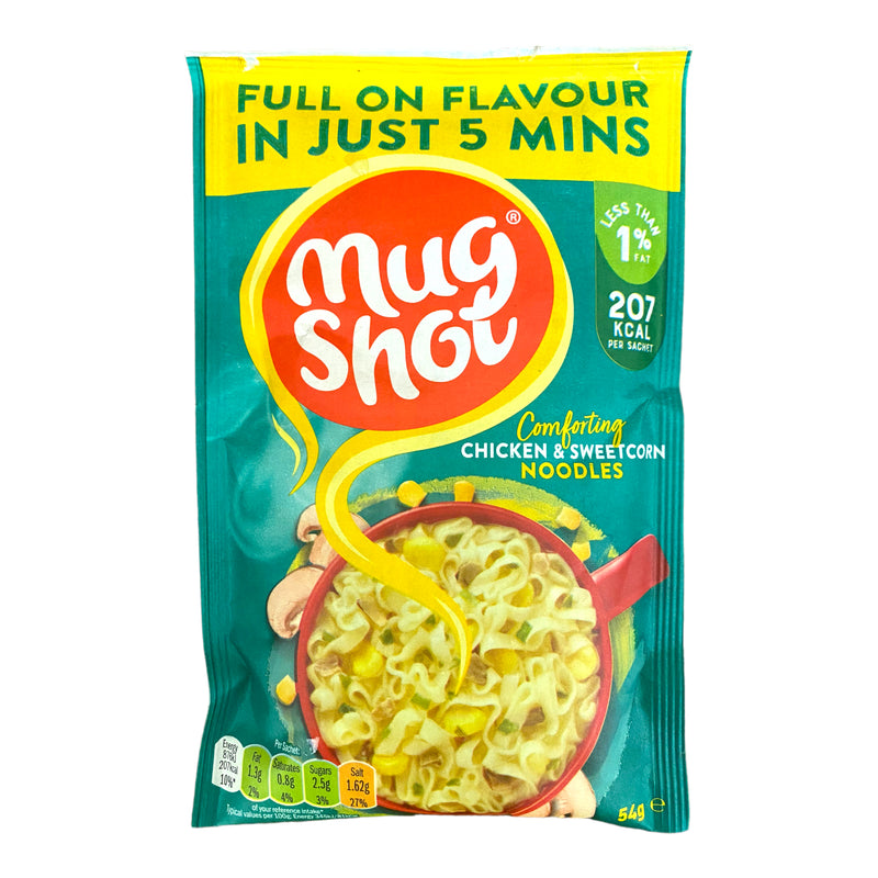 Mug Shot Comforting Chicken & Sweetcorn Noodles 54g