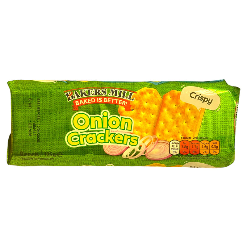 Bakers Mill Onion Crackers 125g