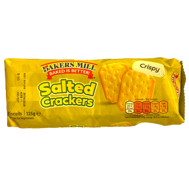 Bakers Mill Salted Crackers 125g