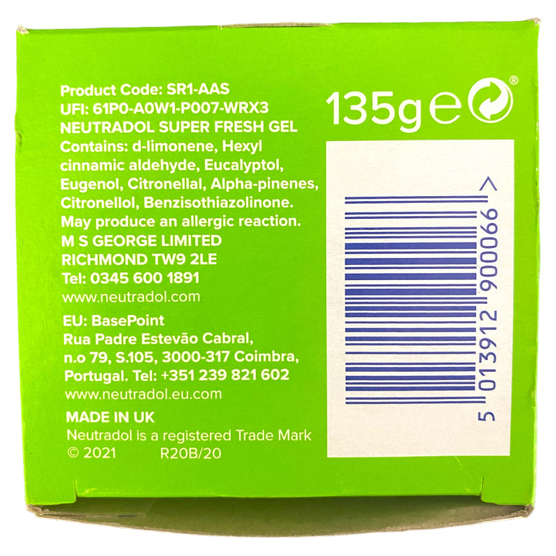 Neutradol Gel Power Orb Super Fresh 135g