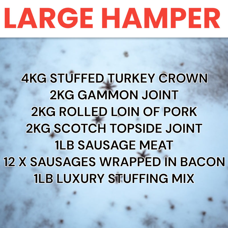 LARGE CHRISTMAS MEAT HAMPER