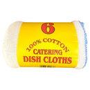 Royal Markets 100% Cotton Catering Dish Cloths x 6