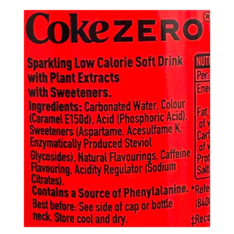 Coca Cola Zero Sugar 2L