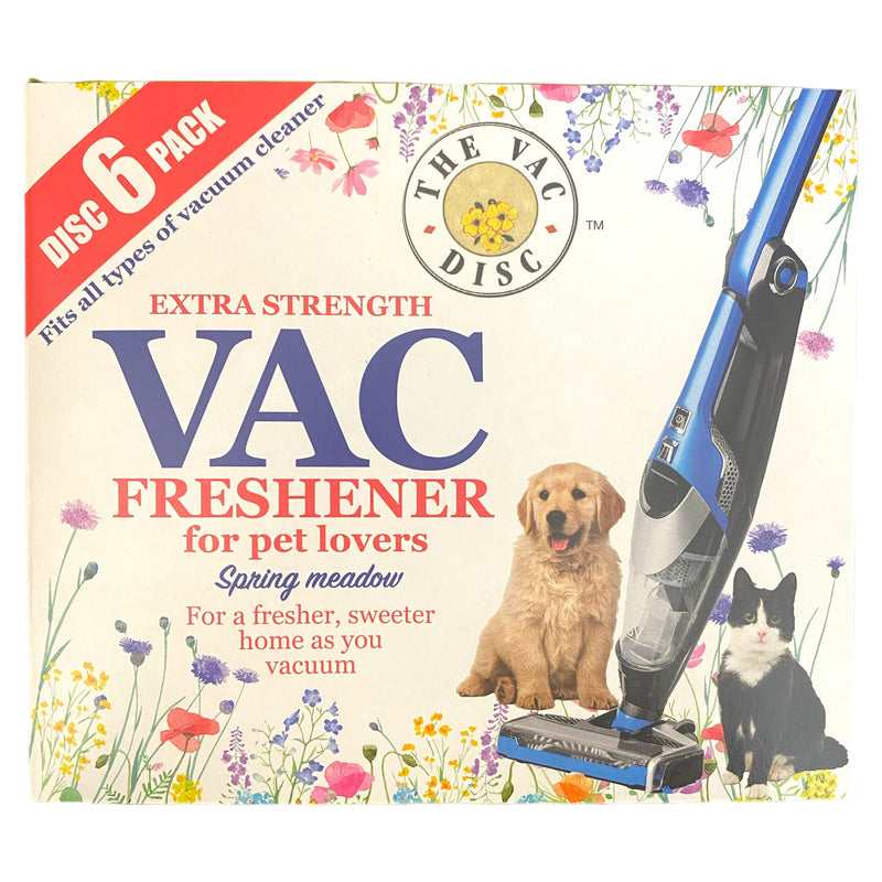 Vac Freshener Spring Meadow 6pk