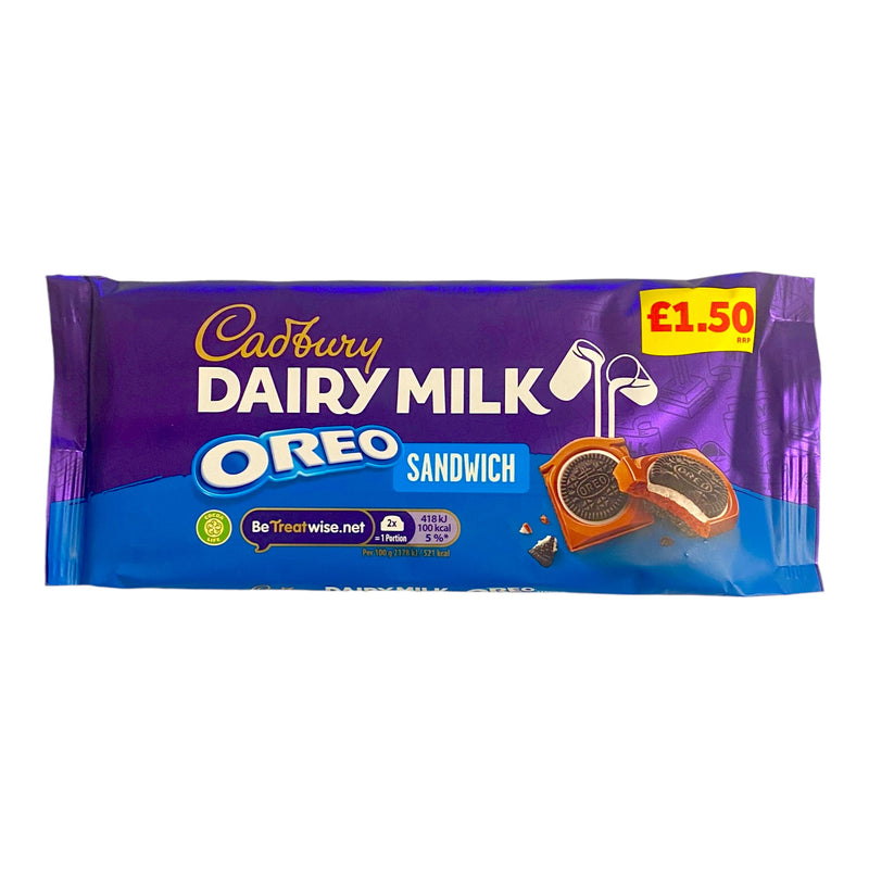 Cadbury Dairy Milk Oreo Sandwich 96g