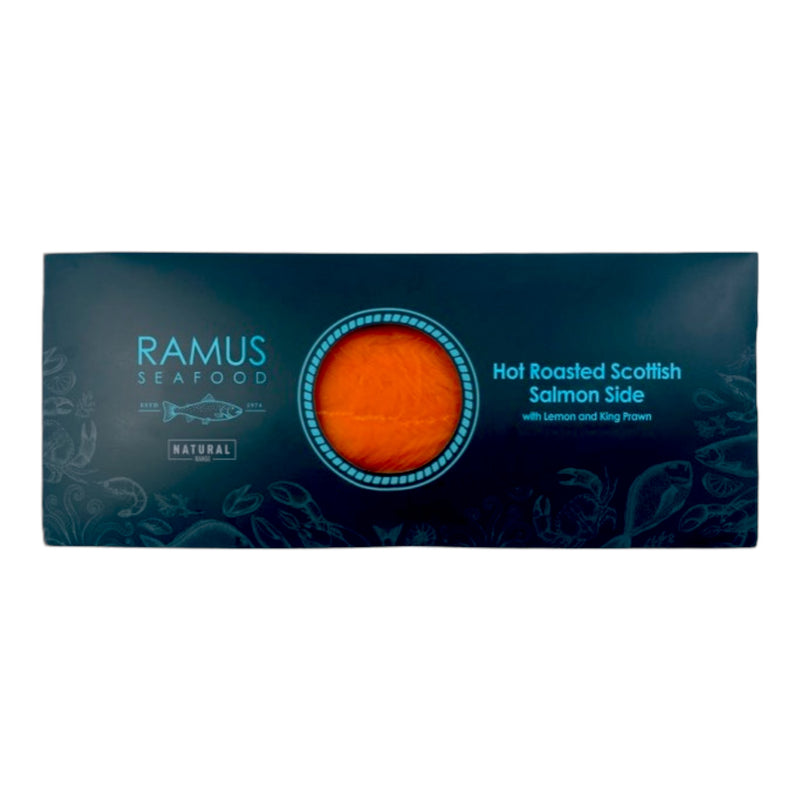 Ramus Hot Roasted Scottish Salmon Side Lemon & King Prawn 1kg