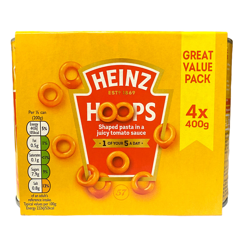 Heinz Hoops 4 x 400g