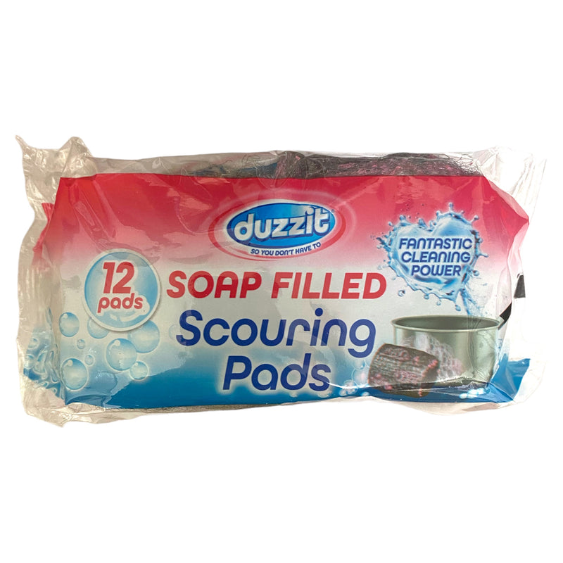 Duzzit Soap Filled Scouring Pads 12pk