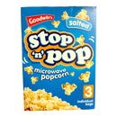 Goodwins Stop n Pop Microwave Popcorn Salted 3 x 85g
