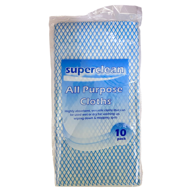 Super Clean All Purpose Cloths 10pk