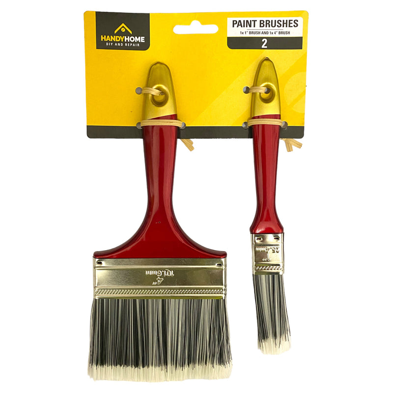 Handy Home Paint Brushes 2pk