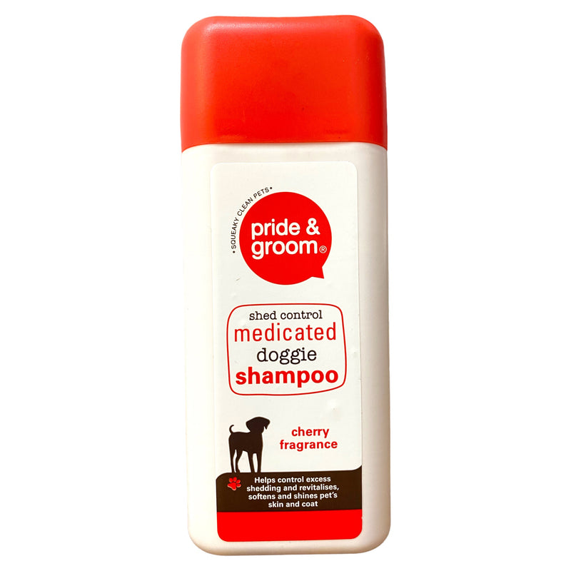 Pride & Groom Shed Control Doggie Shampoo Cherry 300ml