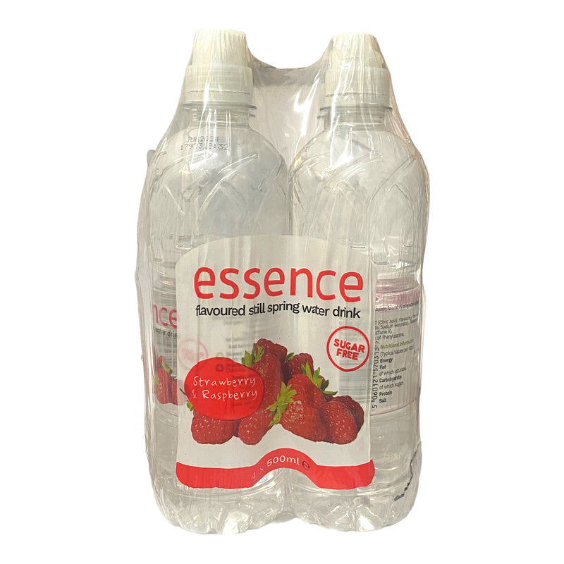 Essence Strawberry & Raspberry Spring Water 500ml