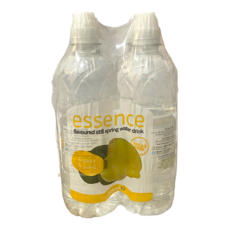 Essence Lemon & Lime Spring Water 4 x 500ml
