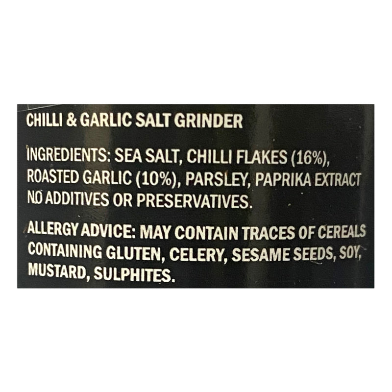Thurstons Chilli & Garlic Salt Grinder 60g