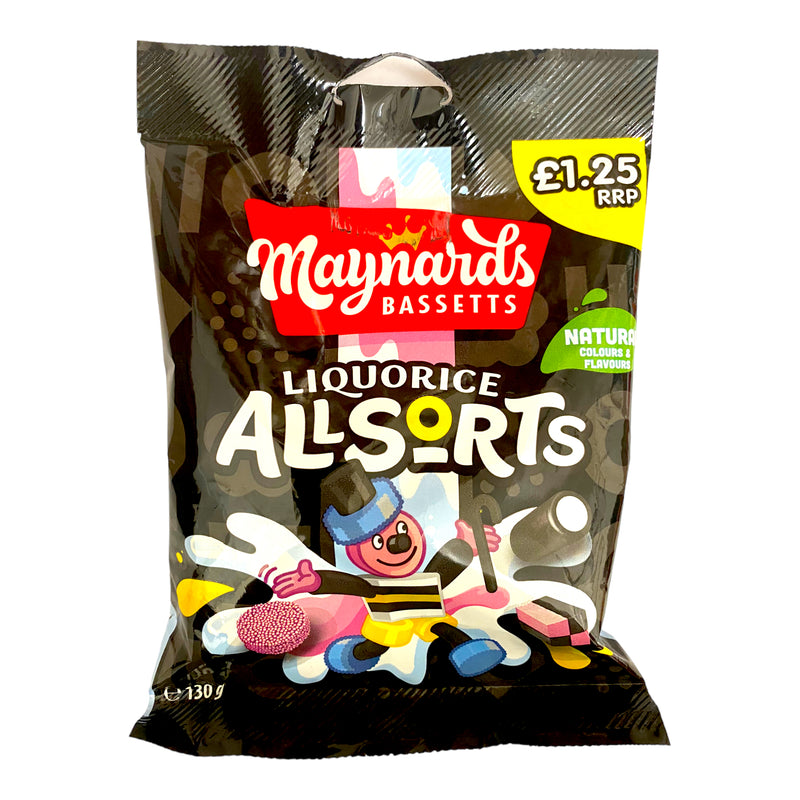 Maynards Bassetts Liquorice Allsorts 130g