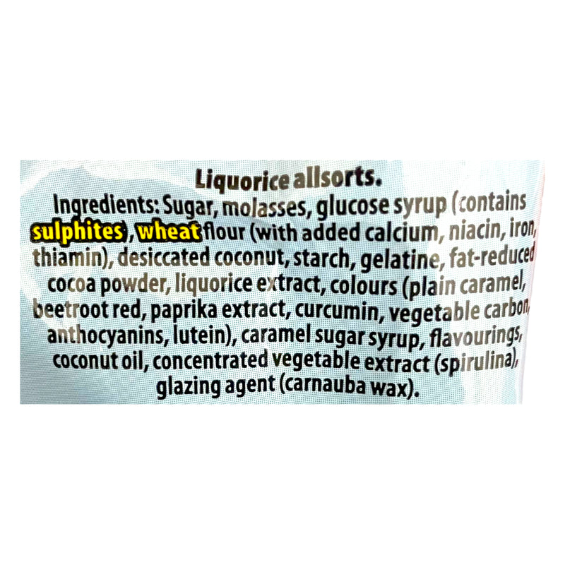 Maynards Bassetts Liquorice Allsorts 130g