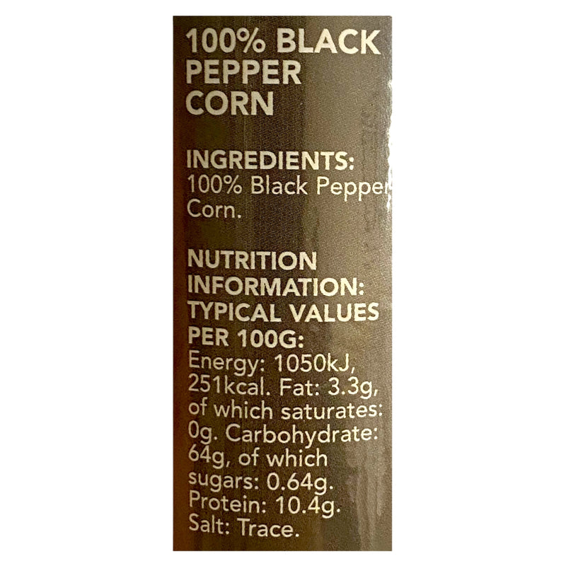 Goodwins Black Pepper Grinder 40g