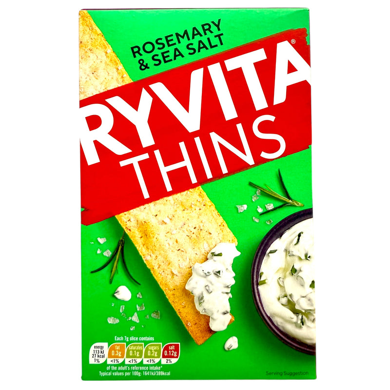 Ryvita Rosemary & Sea Salt Thins 125g