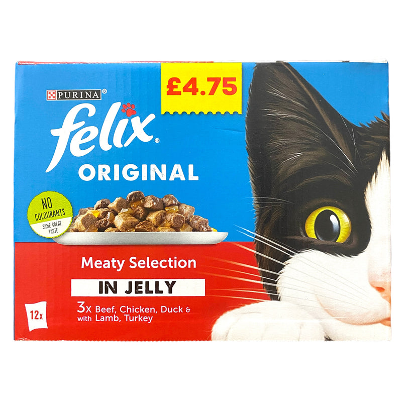 Felix Meaty Selection In Jelly 12 x 100g