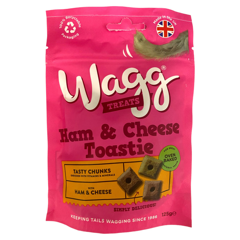 Wagg Dog Treats Ham & Cheese Toastie 125g