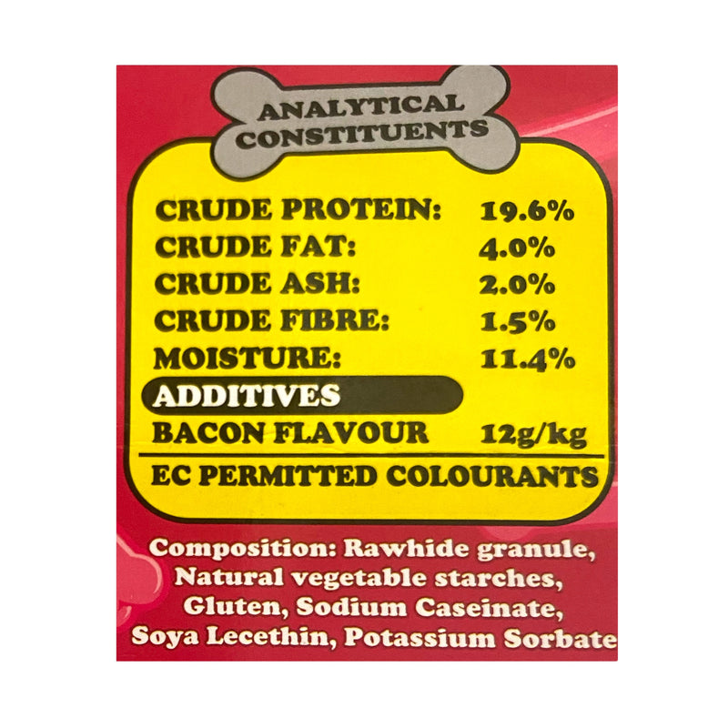 Munch & Crunch Gnawler Bone Bacon Flavour 220g