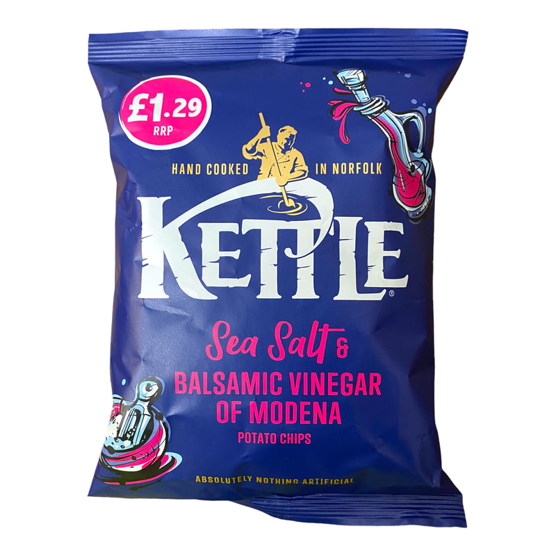 Kettle Hand Cooked Sea Salt & Balsamic Vinegar of Modena 80g