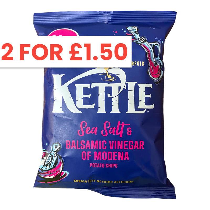 Kettle Hand Cooked Sea Salt & Balsamic Vinegar of Modena 80g