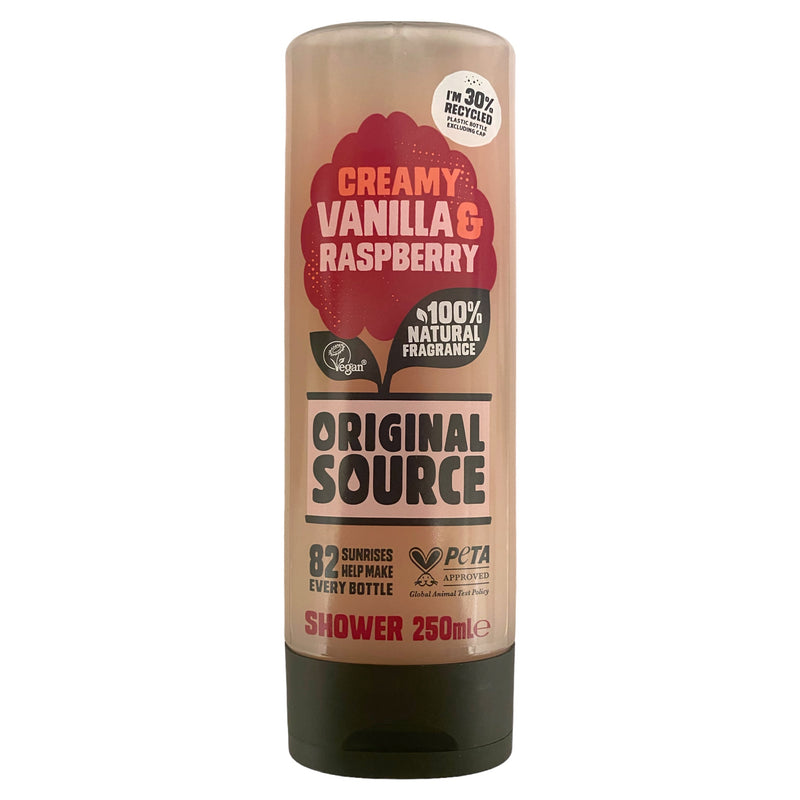Original Source Creamy Vanilla & Raspberry Shower Gel 250ml