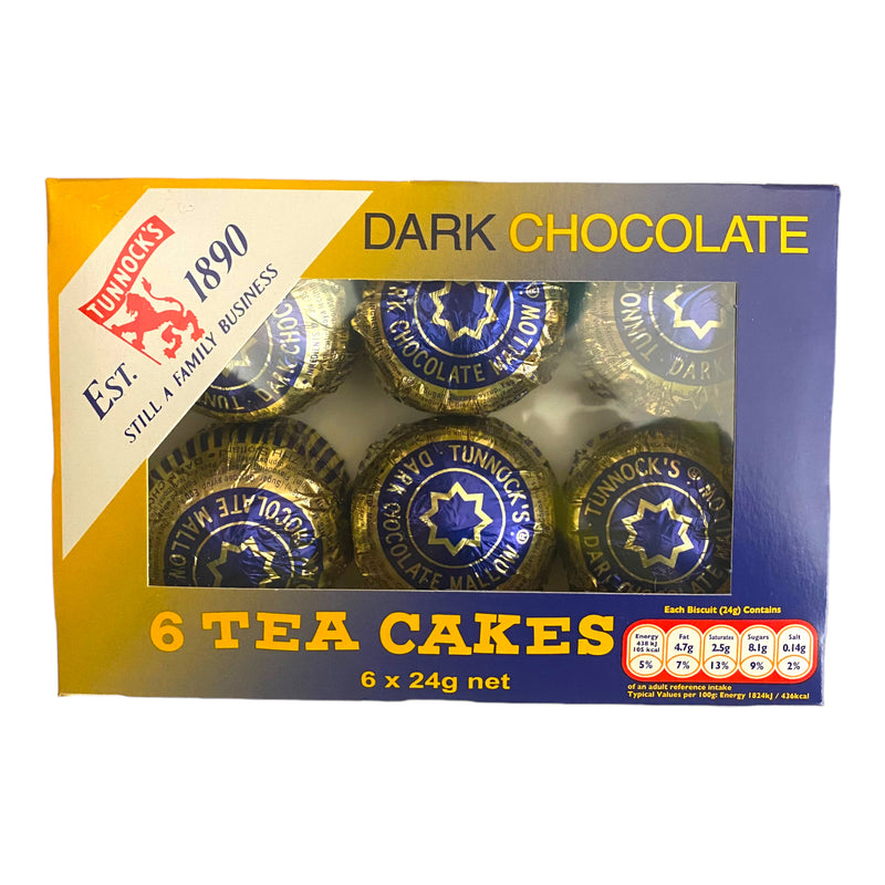 Tunnock’s Dark Chocolate Teacakes x 6pk