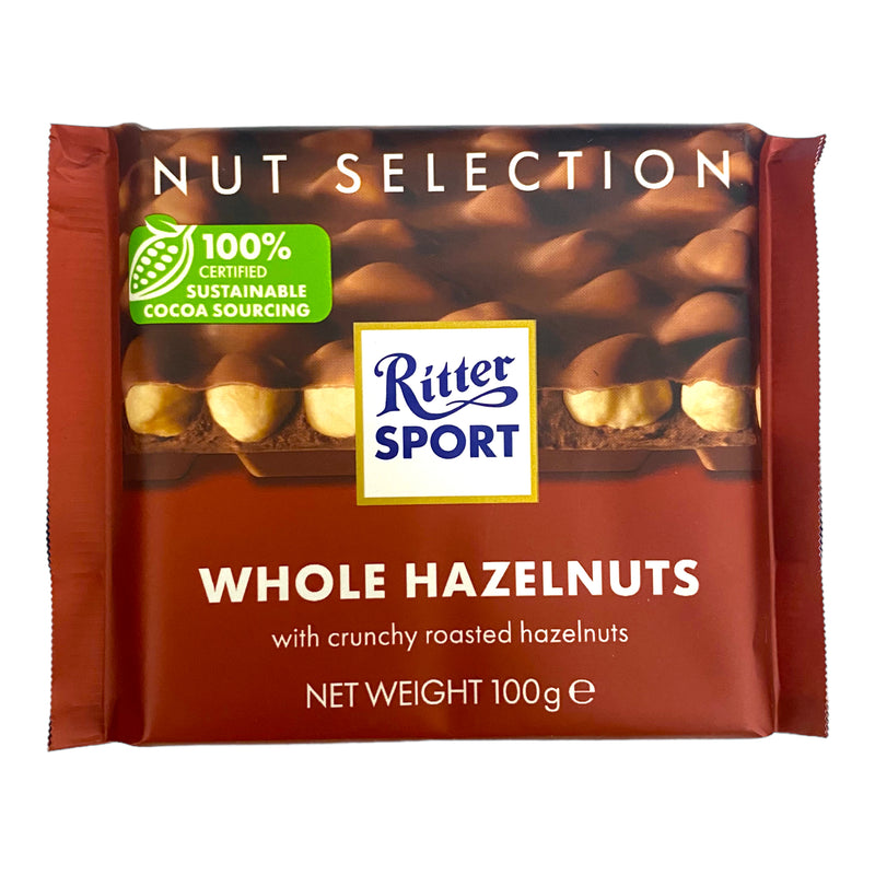 Ritter Sport Whole Hazelnut Chocolate 100g