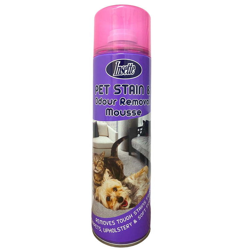 Insette Pet Stain & Odour Removal Mousse 500ml
