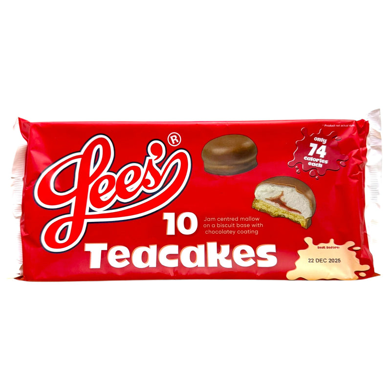 Lees Jam Teacakes 10pk