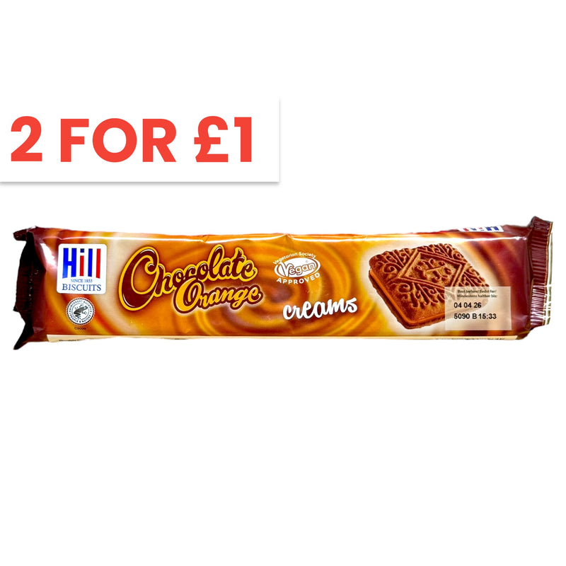 Hill Biscuits Chocolate Orange Creams 150g