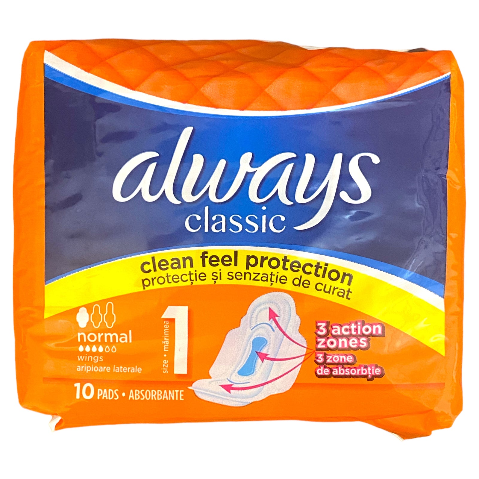 Always Classic 1 Normal Wings x 10